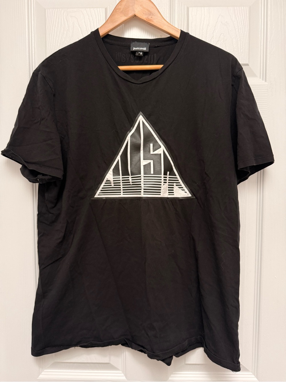 Just Cavalli Roberto Cavalli Mens Short Sleeve T Shirt‎ Black XL
